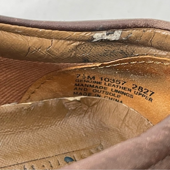 Timberland Mens Size 7.5M Brown Leather Smart Comfort System Casual Oxford Shoes - Picture 7 of 9